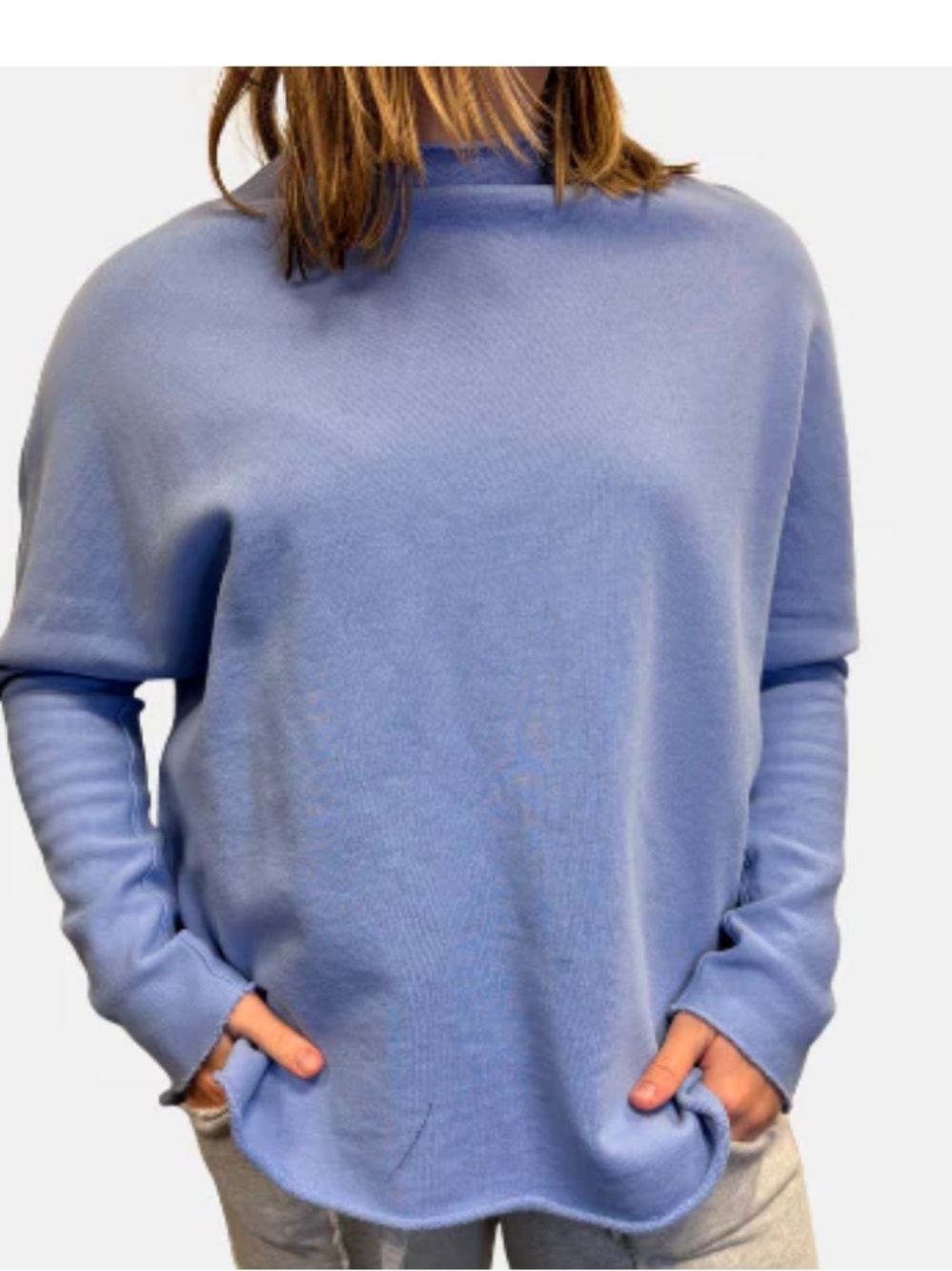 Frank & Eileen SET Frost blue sweatshirt set triple fleece XS S M
Xs top 
M bot